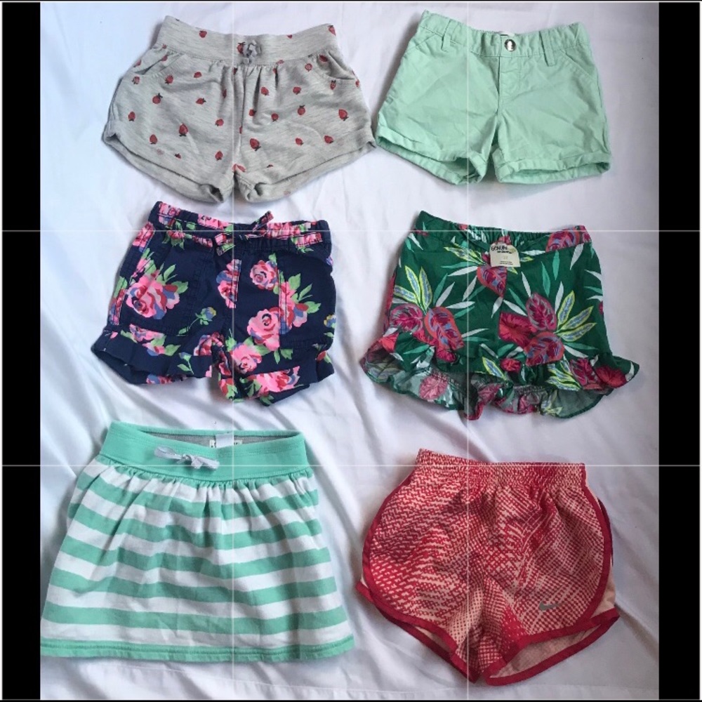 Girls 3T Shorts - Nike/Carters/Old Navy